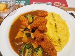 炸鸡块咖喱蛋包饭套餐-池奈·日式咖喱蛋包饭(赛高店)