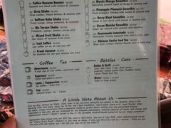 菜单-乌托邦酒吧和餐厅