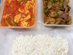 番茄辣子炒鸡蛋-疆里疆外·和田烤肉·清真