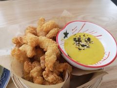 小酥肉配蛋黄山葵酱-福米小馆