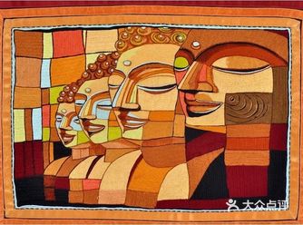他用缝纫机当画笔，一针一线缝出风格迥异的“插画”！