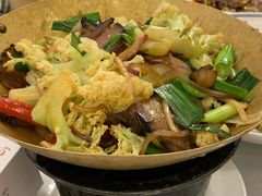 有机花菜炒腊味-渝信川菜(南滨店)