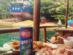 椰汁-蓝湾碧波·老字号·疍家非遗海上餐厅