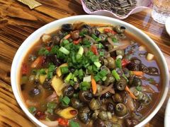 炒溪螺-岭上人家金屋瑶筐烤全羊(永嘉店)