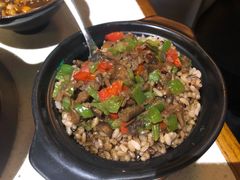 杂粮菌煲饭-一叶一世界•素食餐厅(环球中心店)