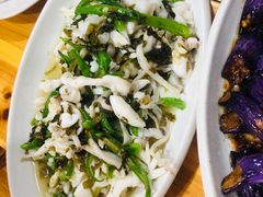 青椒炒目鱼-水根饭店