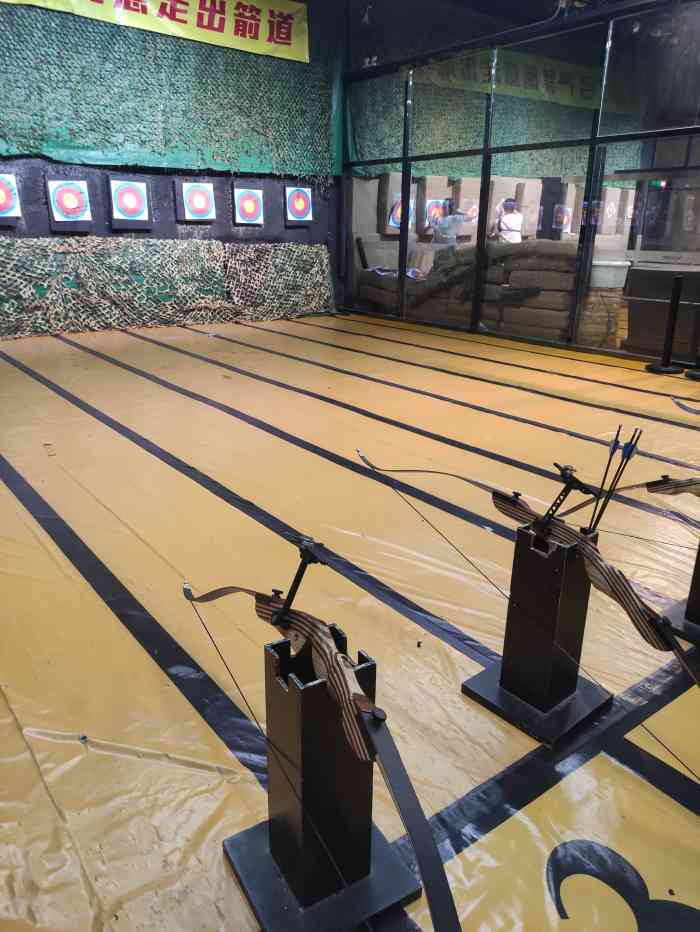 战歌射箭馆(万胜围店)-"箭馆位置比较好找,开始前会有工作人员耐心.