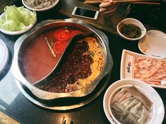 番茄鸳鸯锅-纸盐河码头火锅(十八梯店)