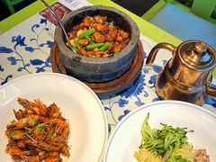 石锅杭椒牛蛙-桂满陇天书(南京德基旗舰店)