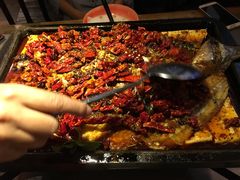 -探鱼·鲜青椒爽麻烤鱼(三水广场店)