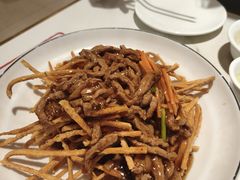 馓子牛肉丝-刘胖子家常菜·蹄花焖藕(江汉路总店)