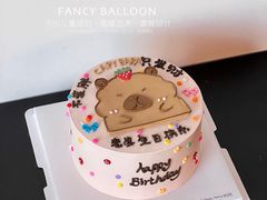 -卡比儿童蛋糕·心意定制·低脂零卡糖动物奶油FancyBALLOON(滨海店)