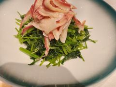 芥兰苗炝拌兰花蚌-醉舍·新淮扬菜(长宁龙之梦店)