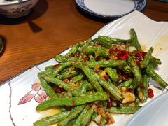 干煸四季豆-钟掌勺忘不了地道湘菜(新天地假日广场店)