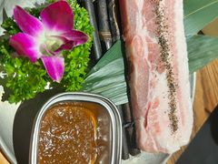 -明洞阿姨·韩式酱蟹烤肉·创意料理(三元桥店)