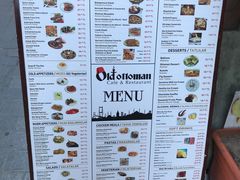 菜单-Old Ottoman Cafe & Restaurant