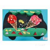 大概是不到两岁半开始在杨梅红学画画,之前都是在早教班