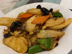 木耳茭白炒肉片-珍宝蟹舫·巴城味道(巴城总店)