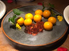 金桔鹅肝配石榴红酒冻-映水芙蓉(长宁来福士店)
