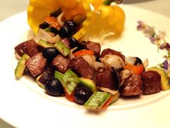 黑蒜葱爆和牛粒-明阁 Ming Court(广州朗豪酒店)
