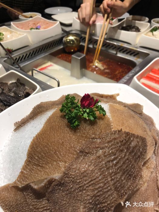 海底捞火锅(新世界百货店)毛肚图片 - 第1张