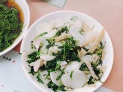 荠菜肉丝冬笋炒年糕-蘭心餐厅(进贤路店)