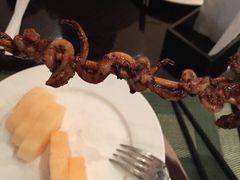 鱿鱼串-浦东绿地铂骊酒店品珍轩中餐厅