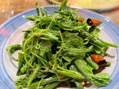 椒麻丝瓜尖-兰溪小馆(东直门簋街店)