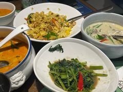 泰式豆瓣酱炒空心菜-帕蓝·暹罗料理(大学路店)