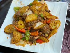 哈萨克土豆片-马旭土鸡焖花卷·真域顺西域美食(天马大道店)