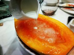 木瓜炖雪蛤-頂好酒家·经典粤菜(海信广场店)