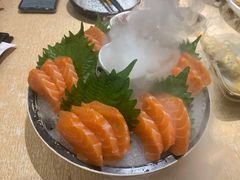 厚切深海三文鱼刺身-万岁寿司(芳村店)