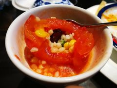 五谷杂粮西红柿盅-箱美术馆私房菜(水晶郦城店)