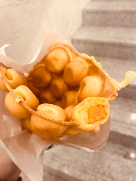 莫沫南路松枝记(东鼓道店)-"咸蛋黄鸡蛋仔,和你想象中一样好吃,下次再