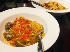 烩牛肉丸蘑菇意大利面-bluefrog蓝蛙(悠唐购物中心店)