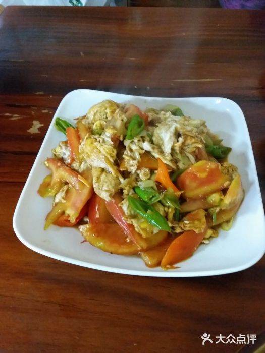 大亮羊肉泡西红柿炒鸡蛋图片