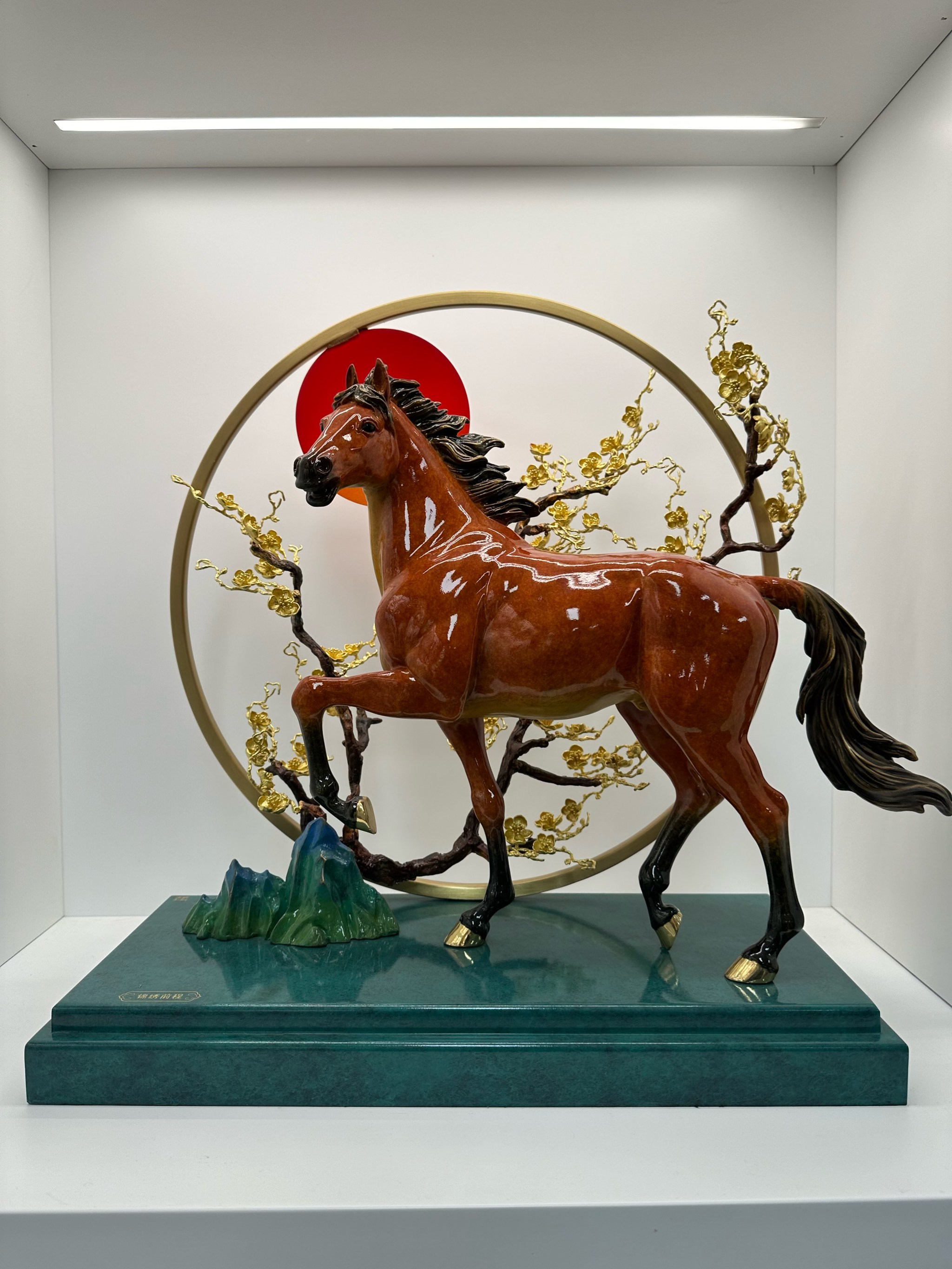 朱炳仁•铜马,送礼办公室书房客厅摆放绝佳选择