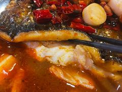 -探鱼·鲜青椒爽麻烤鱼(银泰城店)