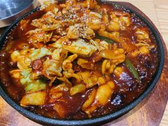 辣炒鱿鱼-全州豆芽汤饭