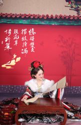 -后宫·古装汉服京剧儿童亲子全家福摄影