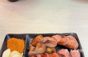 Double Sausage Platter (Sorghum, Garlic)