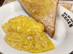 鲜牛油麦包多士及4.3牛奶炒日本滑蛋-旺记冰室(九龙中心大厦店)