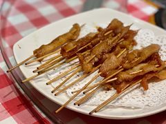 串烧猪颈肉-龙桥私厨·姜花菊花过桥鱼·顺德菜(容桂店)