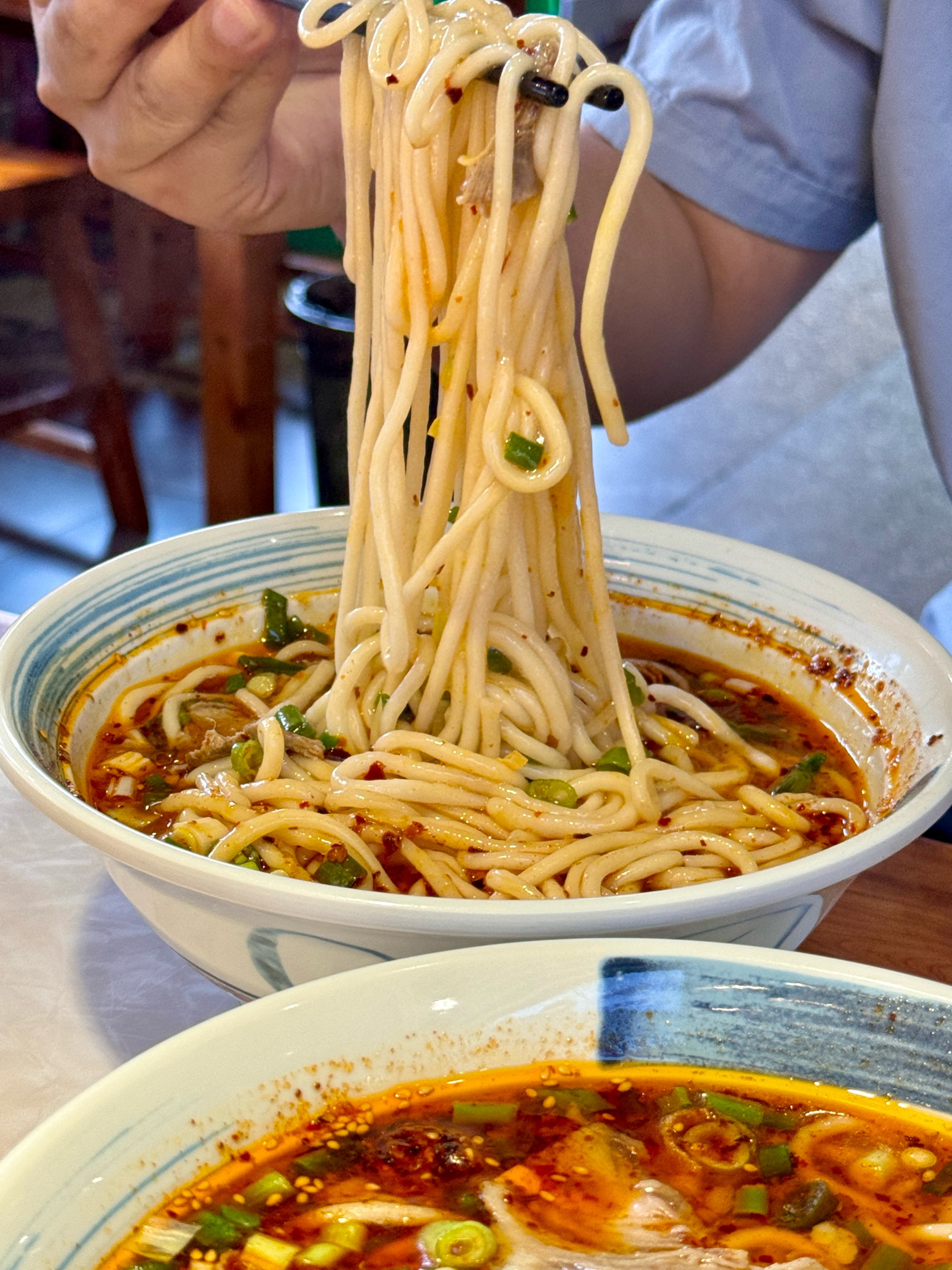 饸烙面的照片图片