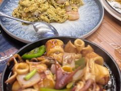 黑松露虾仁炒蛋-荣基四海一家·家常菜·海鲜大排档(新安店)