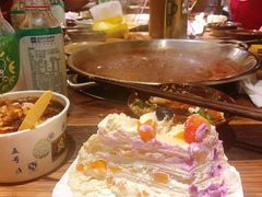 芒果主题千层蛋糕-艾加柒克蛋糕茶歇甜品台(春熙路店)