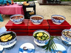 -亚龙湾希尔顿自助餐厅·海鲜·烧烤·沙滩BBQ·现场乐队