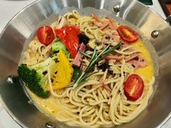 黑松露烟肉火腿烩意粉-西语·炭烧牛排(卓越中寰店)