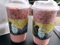牛奶草莓卡士-野萃山·潮汕厚果汁(十亩地店)