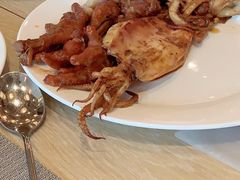 铁板鱿鱼-齐河孔雀王温泉酒店·金孔雀自助百汇